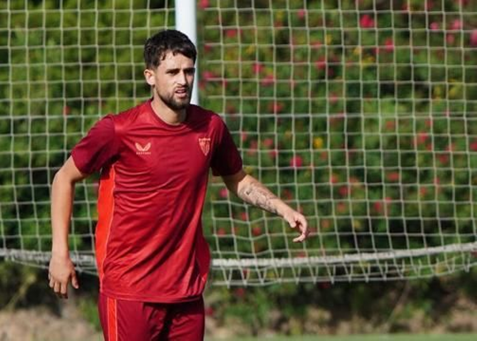 Adnan Januzaj en la pretemporada del Sevilla.
