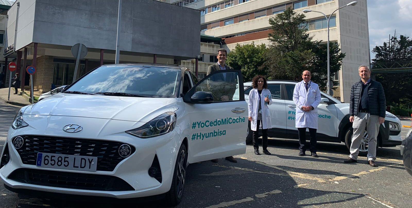 Hyundai se ha volcado con los sanitarios con la acción 'Yo cedo mi coche'.