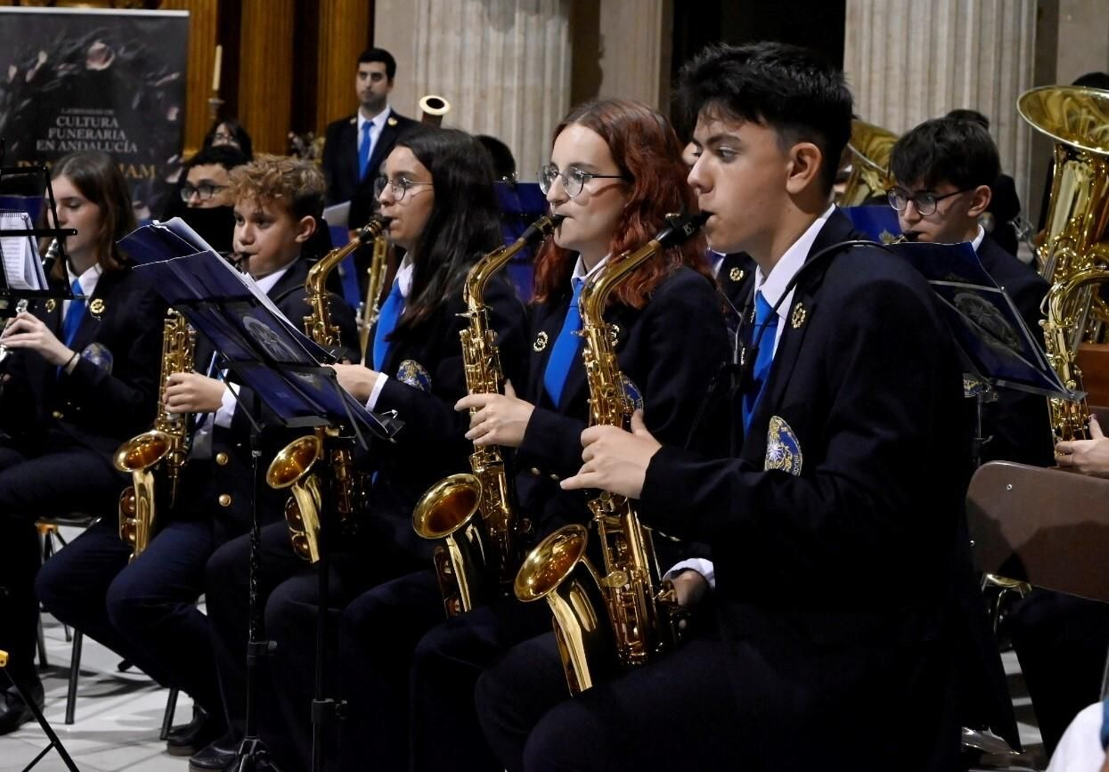 El concierto de la banda de la Estrella de Córdoba dentro de las Jornadas de Cultura Funeraria en Andalucía, en imágenes El concierto de la banda de la Estrella de Córdoba dentro de las Jornadas de Cultura Funeraria en Andalucía, en imágenes