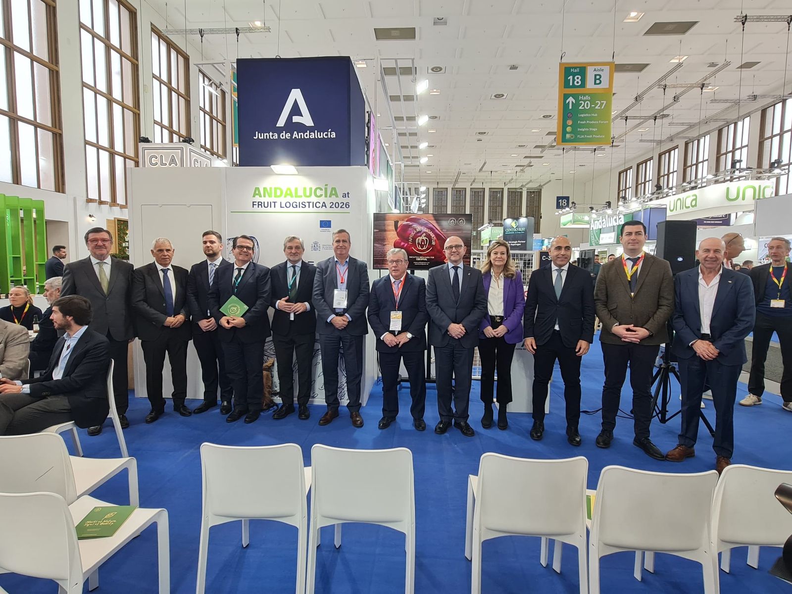 Así ha sido la primera jornada en Fruit Logistica: las imágenes del desembarco andaluz en Berlín