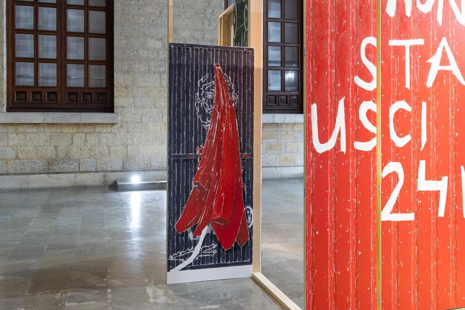 Inauguración de la exposición 'Sombras de bestias y coches'