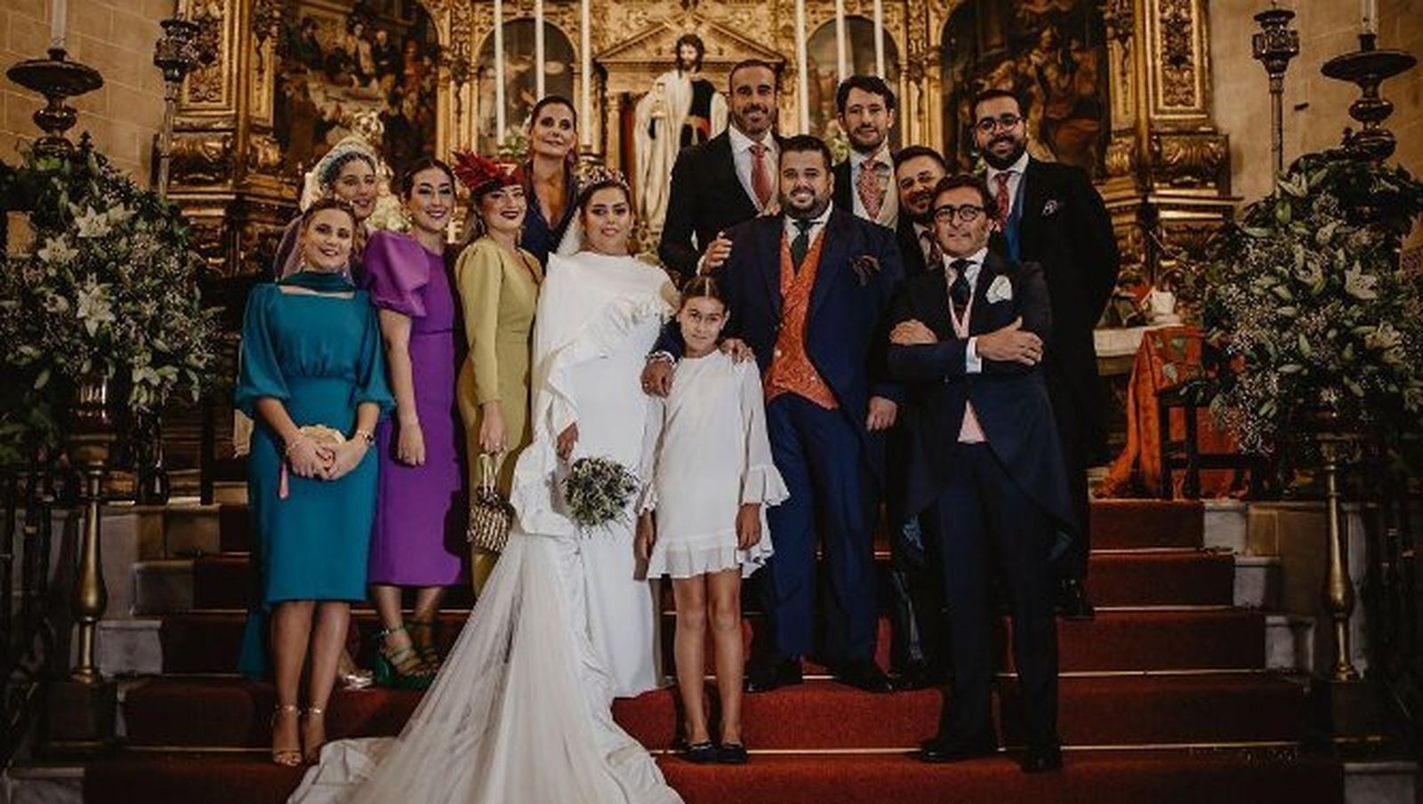 El matrimonio Sergio Rosendo y Gabriela Nazareno con Mercedes Terán, María García, Maica Troncoso, Belén Fernández, Rocío Rubio, Candela Iglesias, Alberto Serrano, Fran Gómez, Jaime Rodríguez, Martín Gómez y David Iglesias.