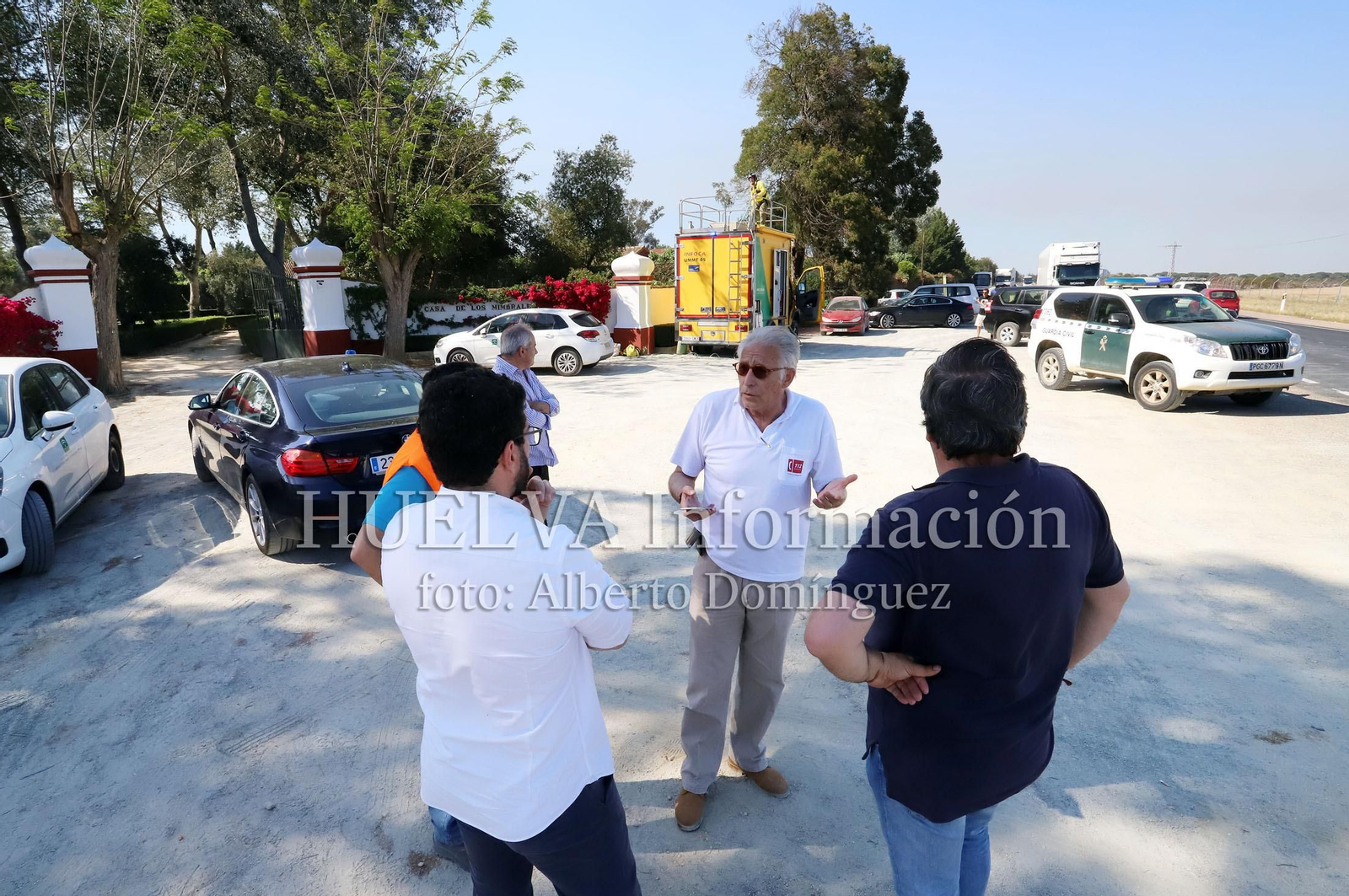Imágenes del incendio en Doñana