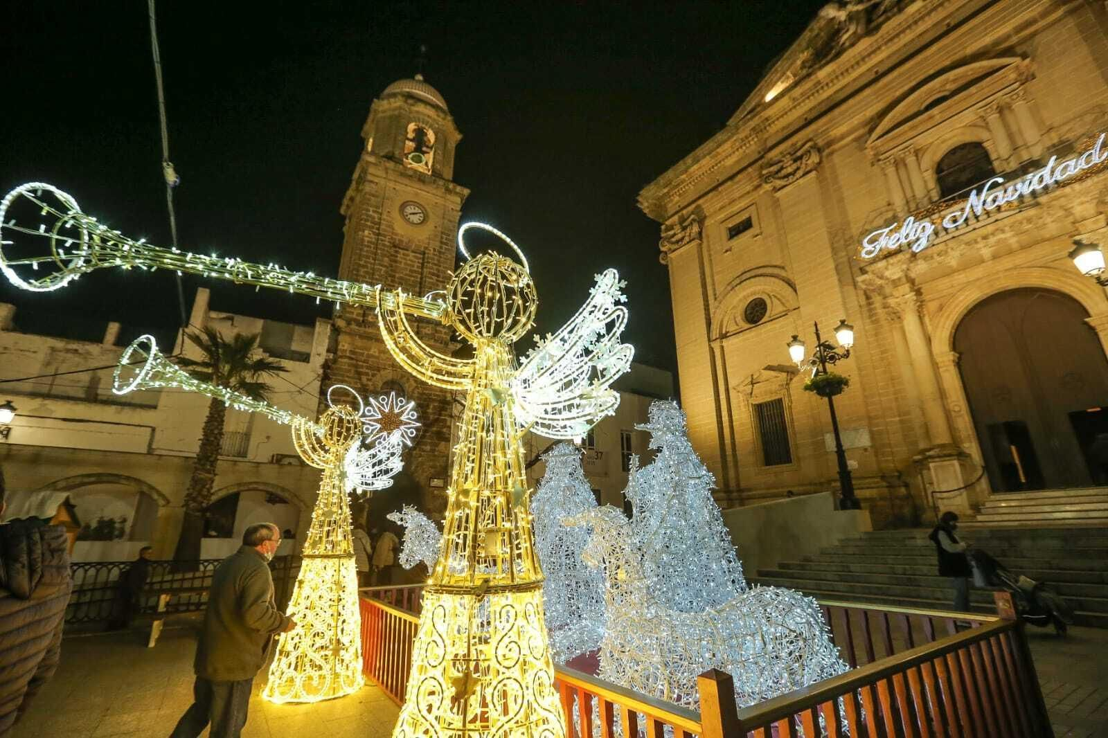 Alumbrado extraordinario de las fiestas en Chiclana