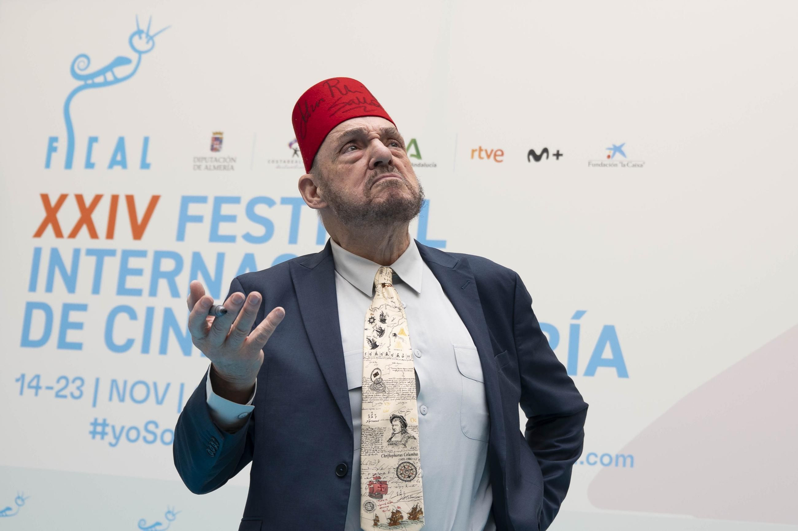 La estrella a JOHN RHYS-DAVIES luce en el paseo de la fama de Almería