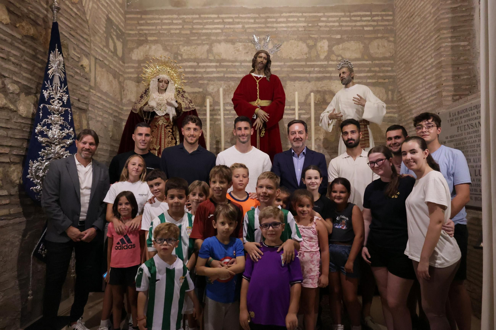 Las fotos de la visita del Córdoba CF al Santuario de la Virgen de La Fuensanta