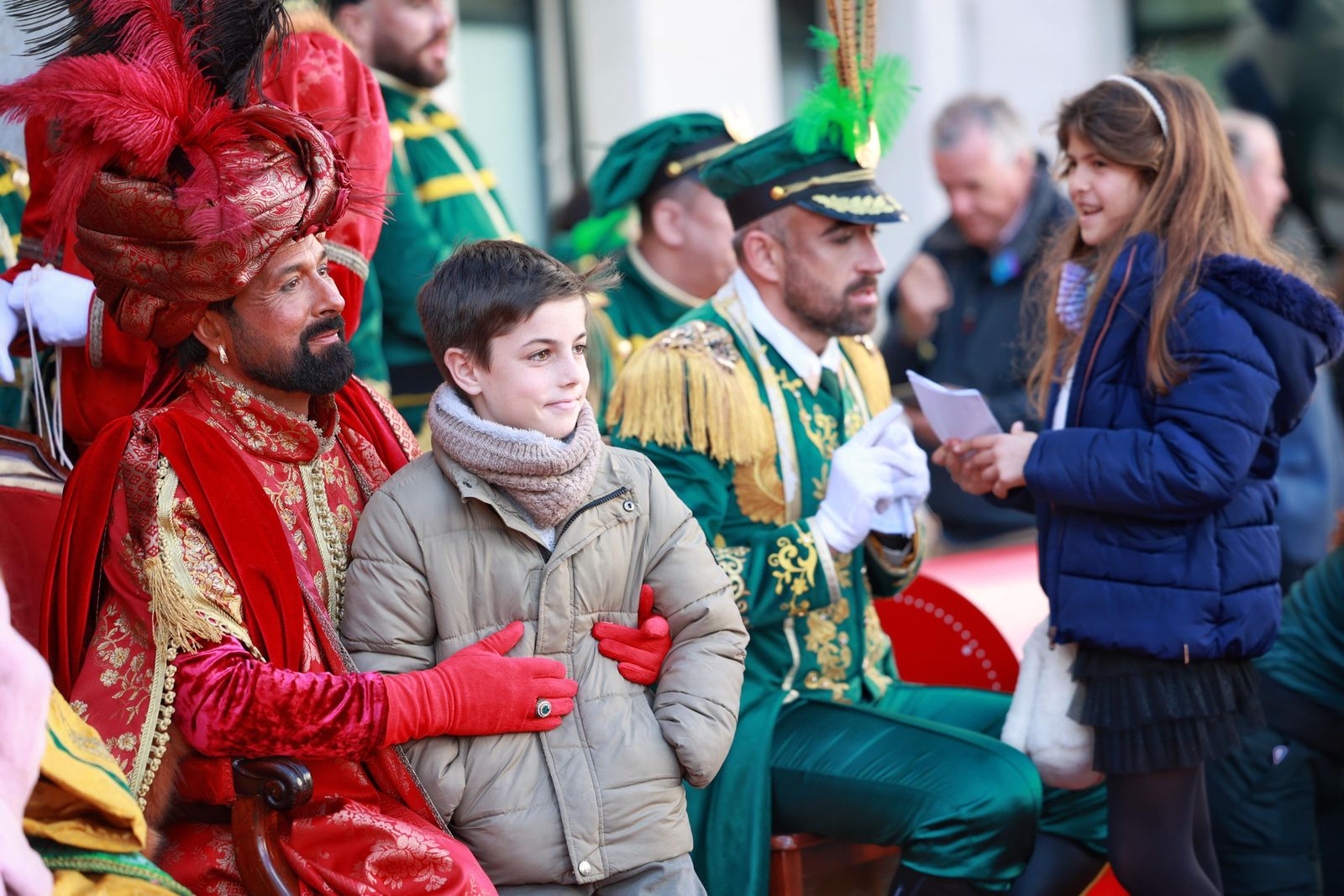 Las imágenes de la visita de los Reyes Magos a Cádiz