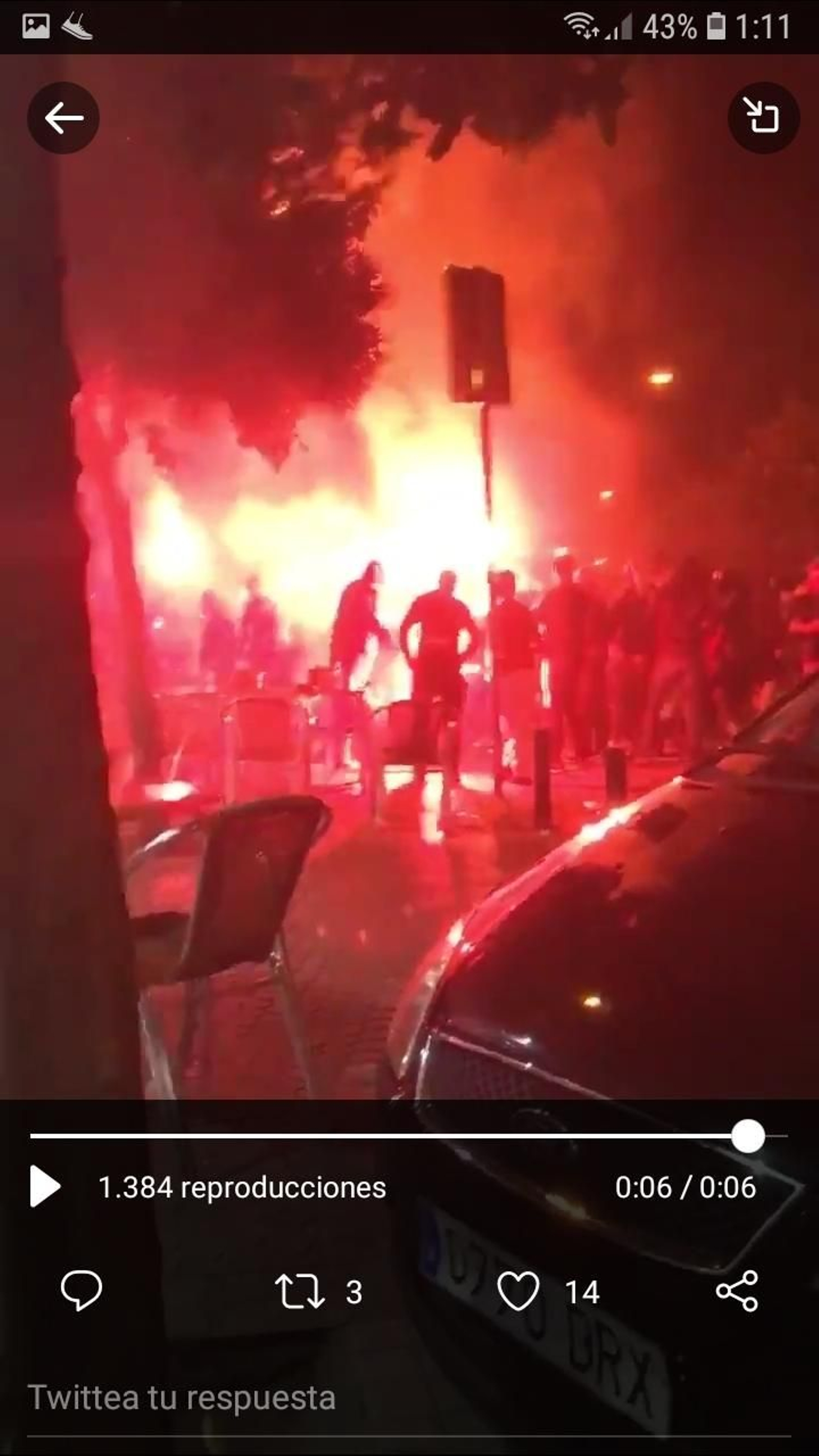 Detenidos varios ultras del Barcelona por altercados en Nervión