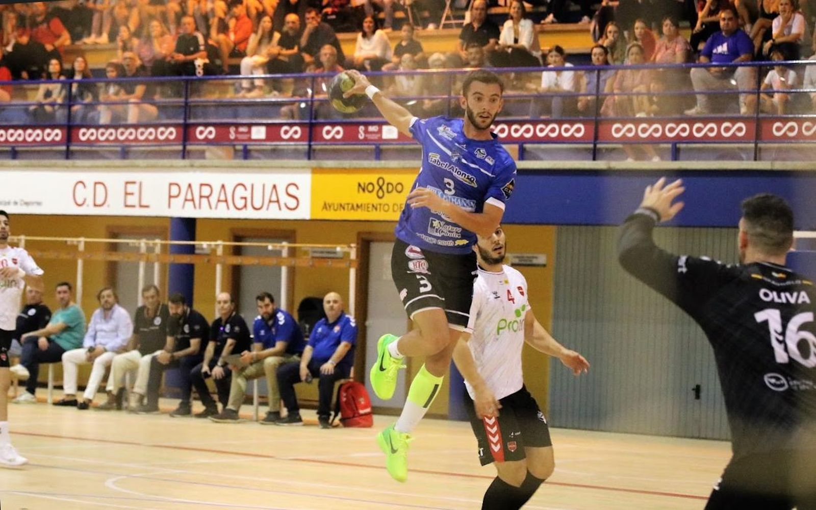 Los azulinos ganaban por 10 goles de margen al desacnso