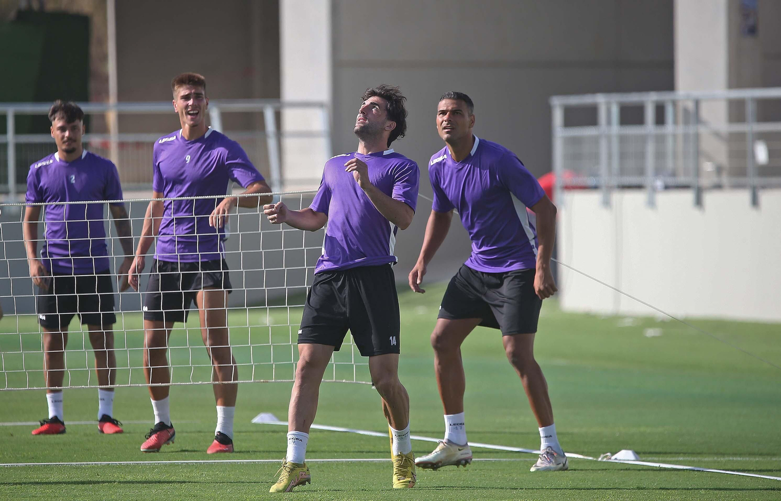 Fotos del primer entrenamiento de la Balona en el Ciudad de La Línea