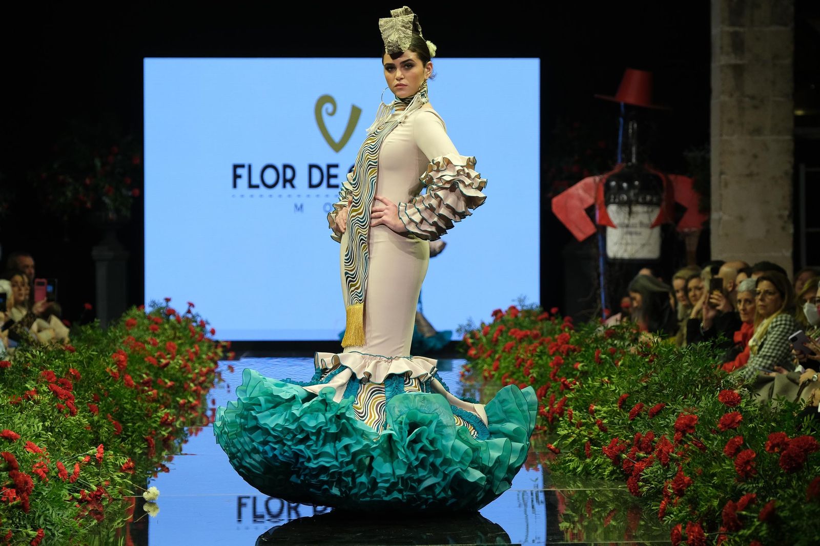 Desfile de Flor de Cerezo en la Pasarela Flamenca Jerez Tío Pepe 2023