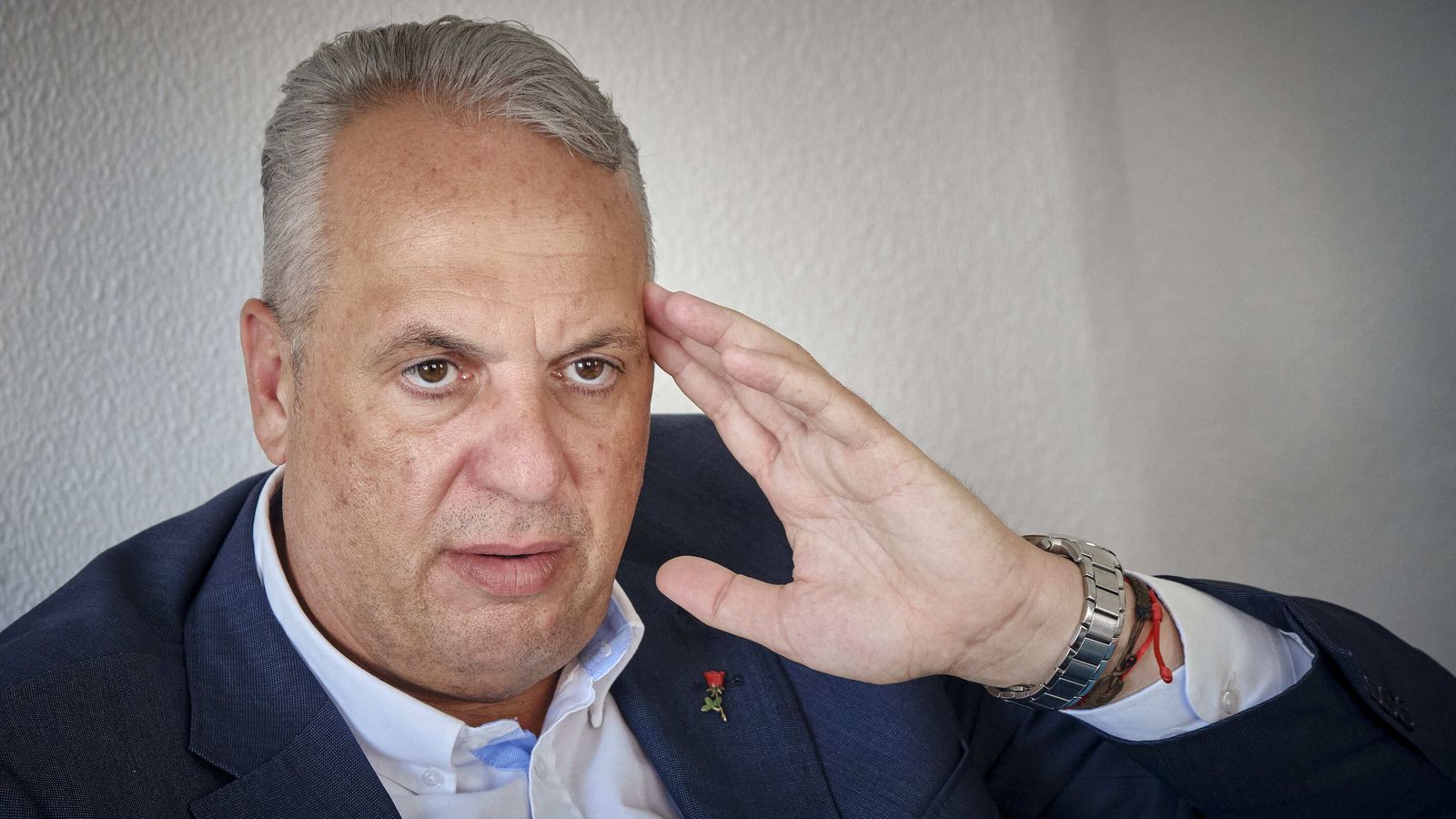 Juan Carlos Ruiz Boix, durante la entrevista