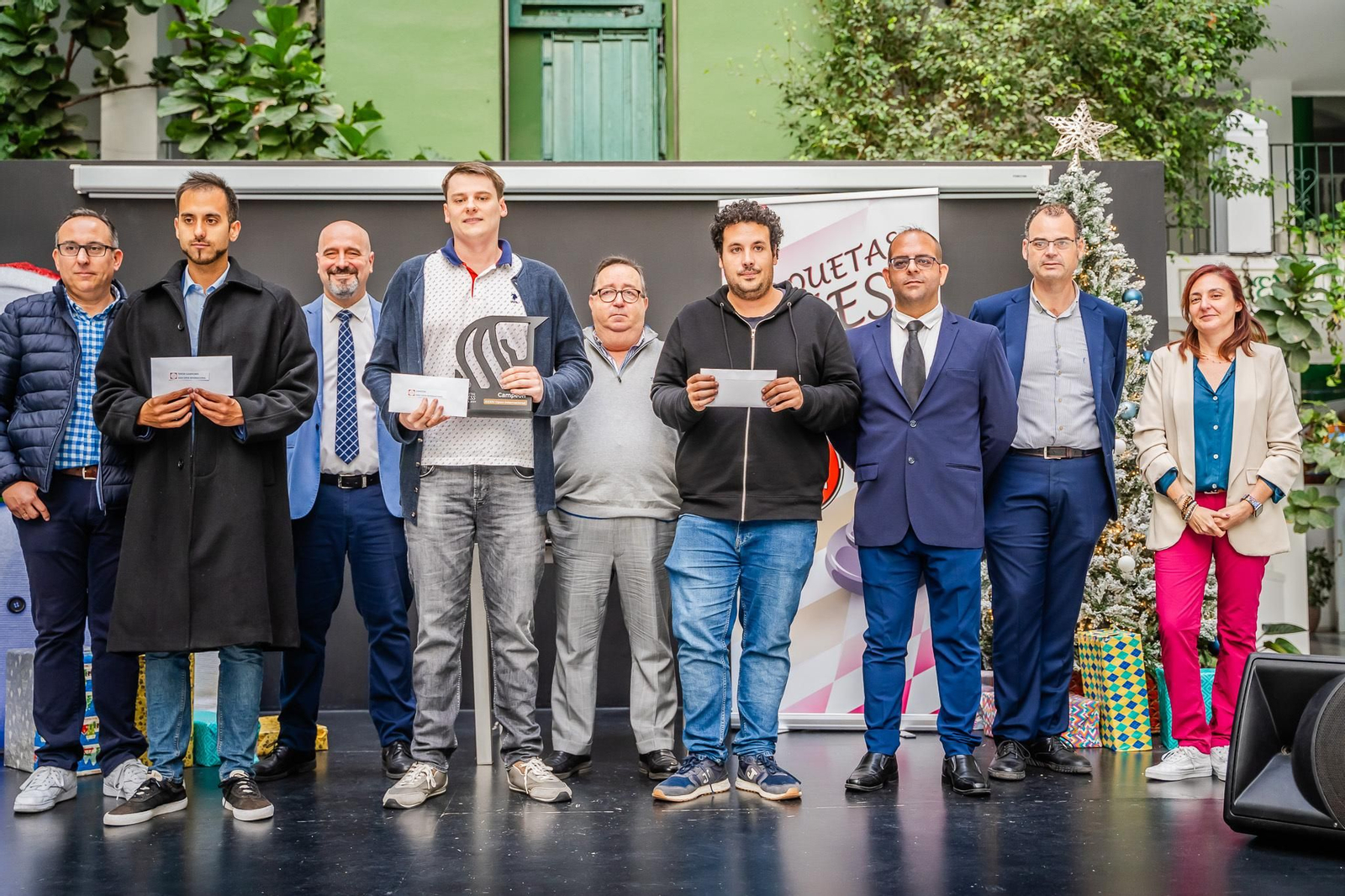 Entrega de premios del Roquetas Chess Festival celebrado esta pasada semana.