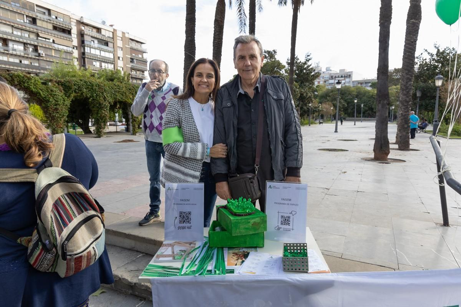 Marcha organizada con motivo del Día Mundial de la Salud Mental, en imágenes