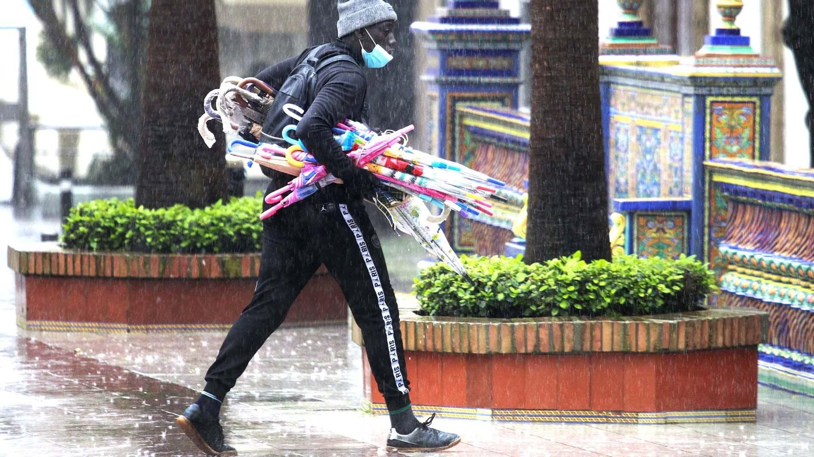Las fotos del temporal de lluvia en el Campo de Gibraltar