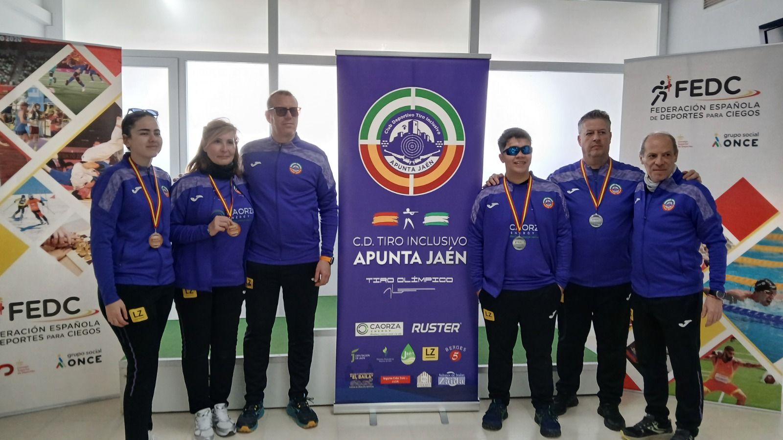 Expedición del equipo jiennense en la prueba organizada por la FEDC.