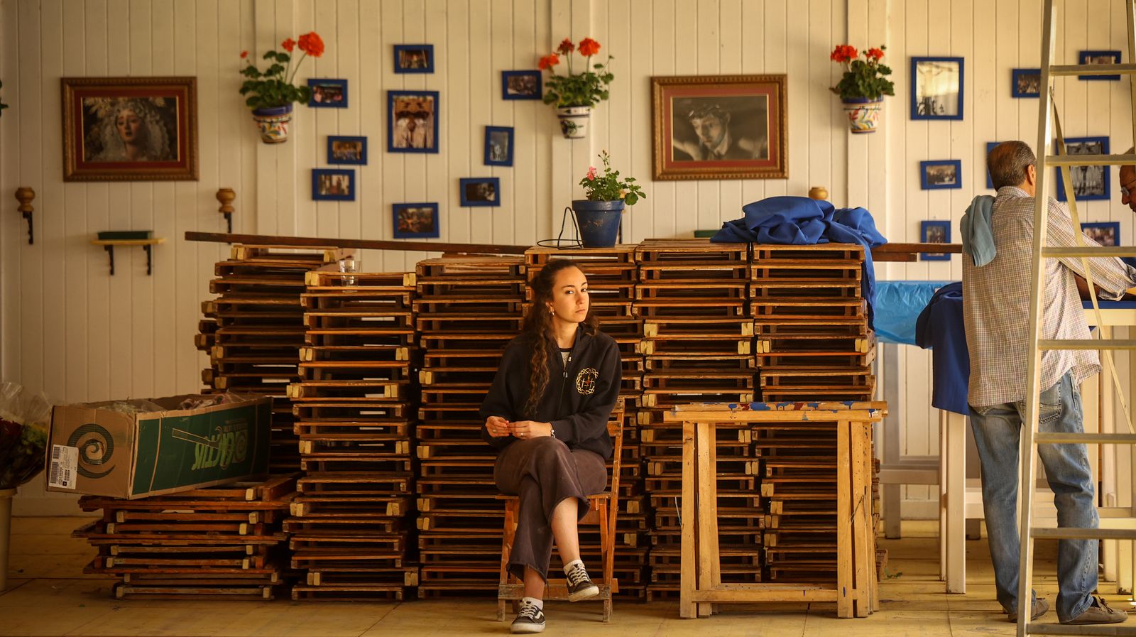 Imágenes de los preparativos para la Feria del Caballo 2024