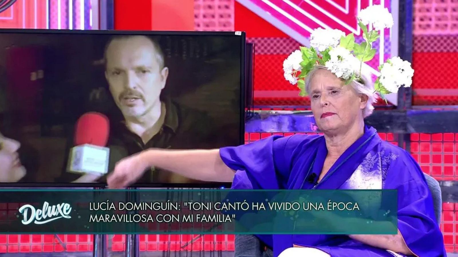 Lucía Dominguín en 'Sálvame Deluxe'