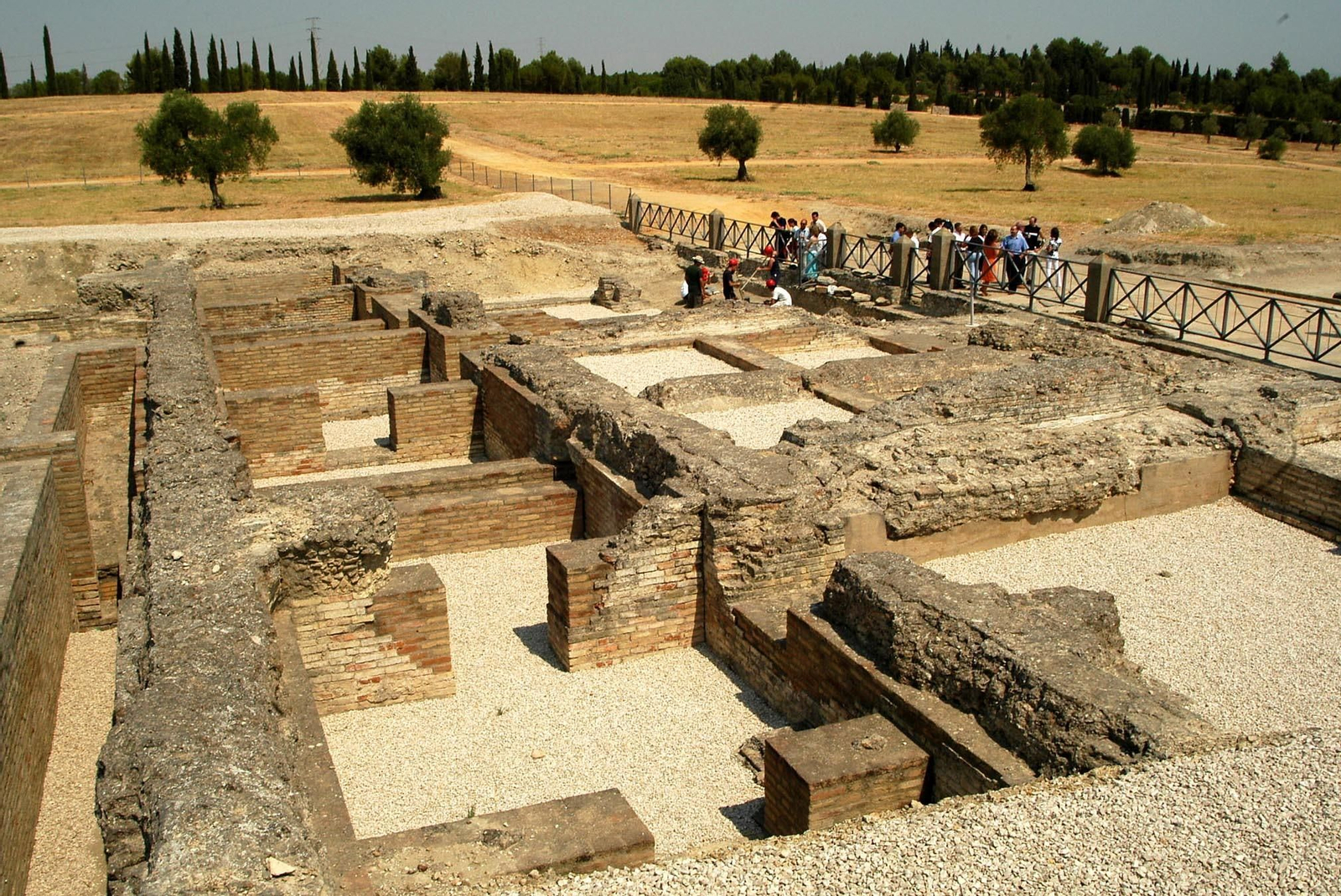 Imagen de archivo que ofrece una vista general de las termas mayores.