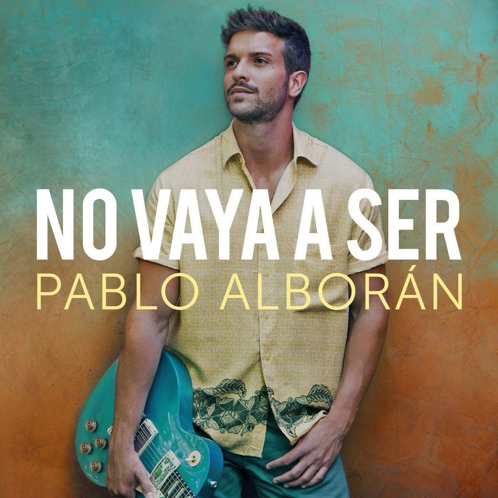 Pablo Alborán, en la portada de su 'single' 'No vaya a ser'.