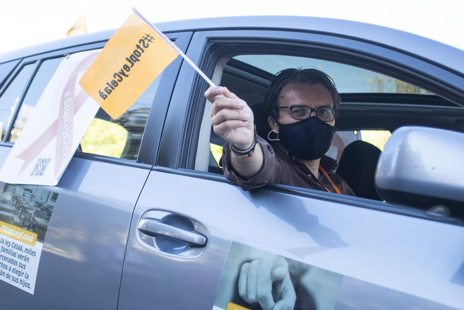 La protesta de la concertada, en imágenes