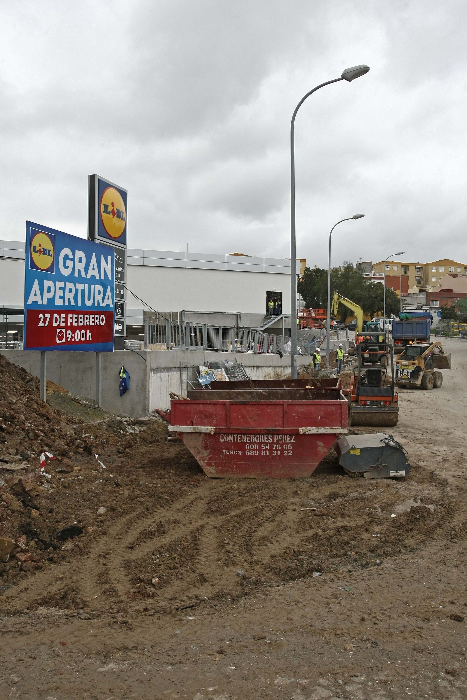 El nuevo supermercado de Lidl del cruce de La Granja.