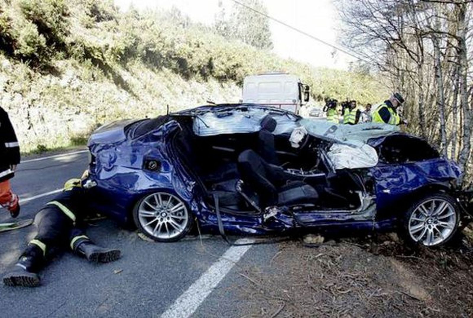 Mueren cuatro jóvenes en un accidente en La Coruña