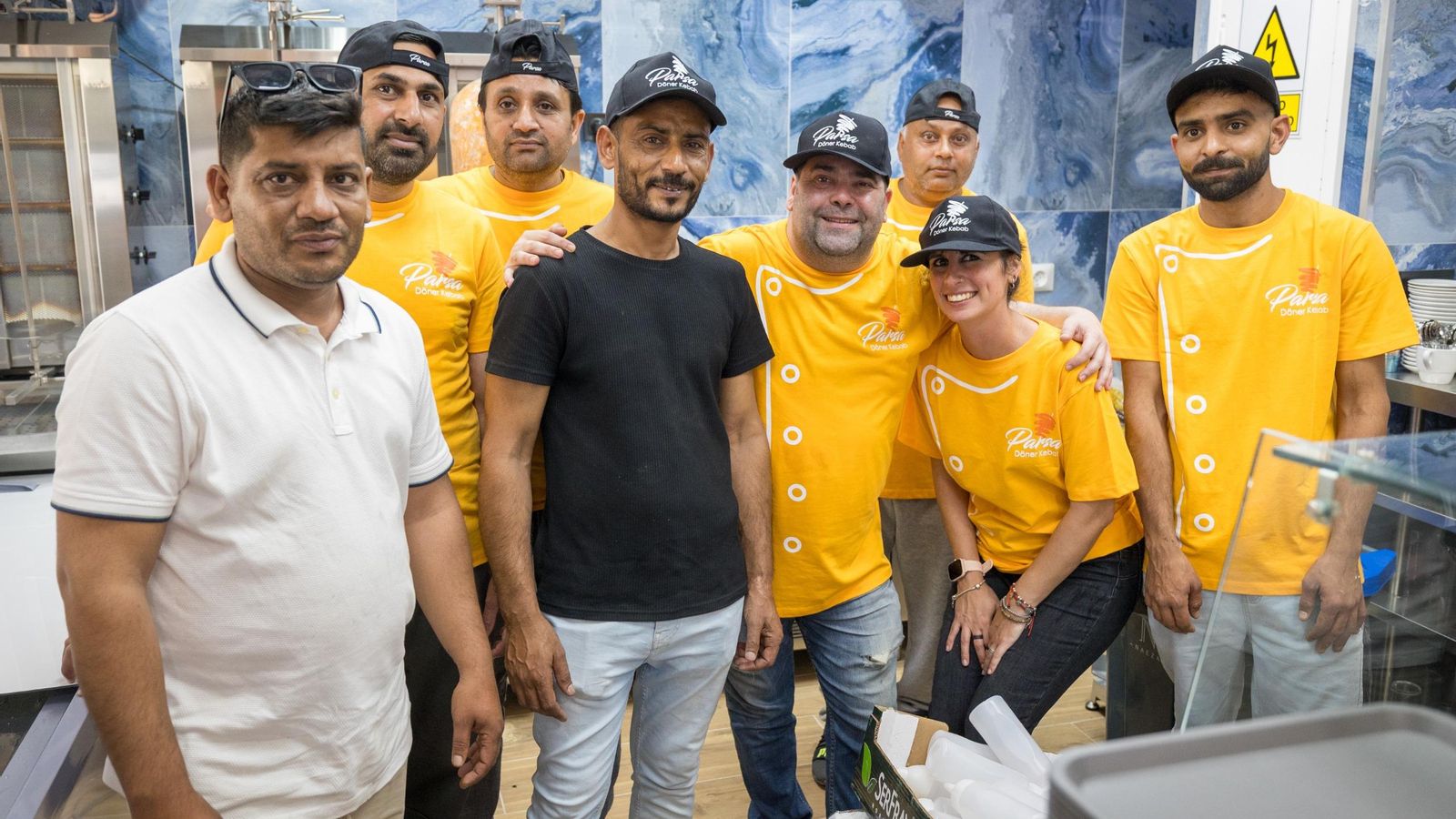 La plantilla de Parsa Doner Kebab.