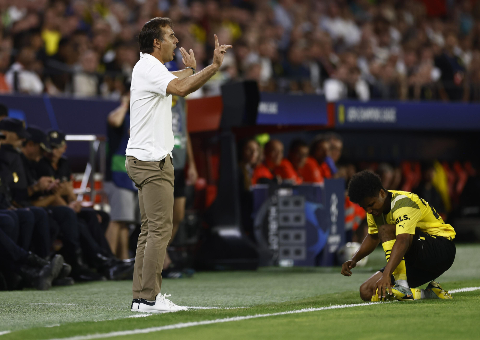 Las imágenes del Sevilla fc-Borussia