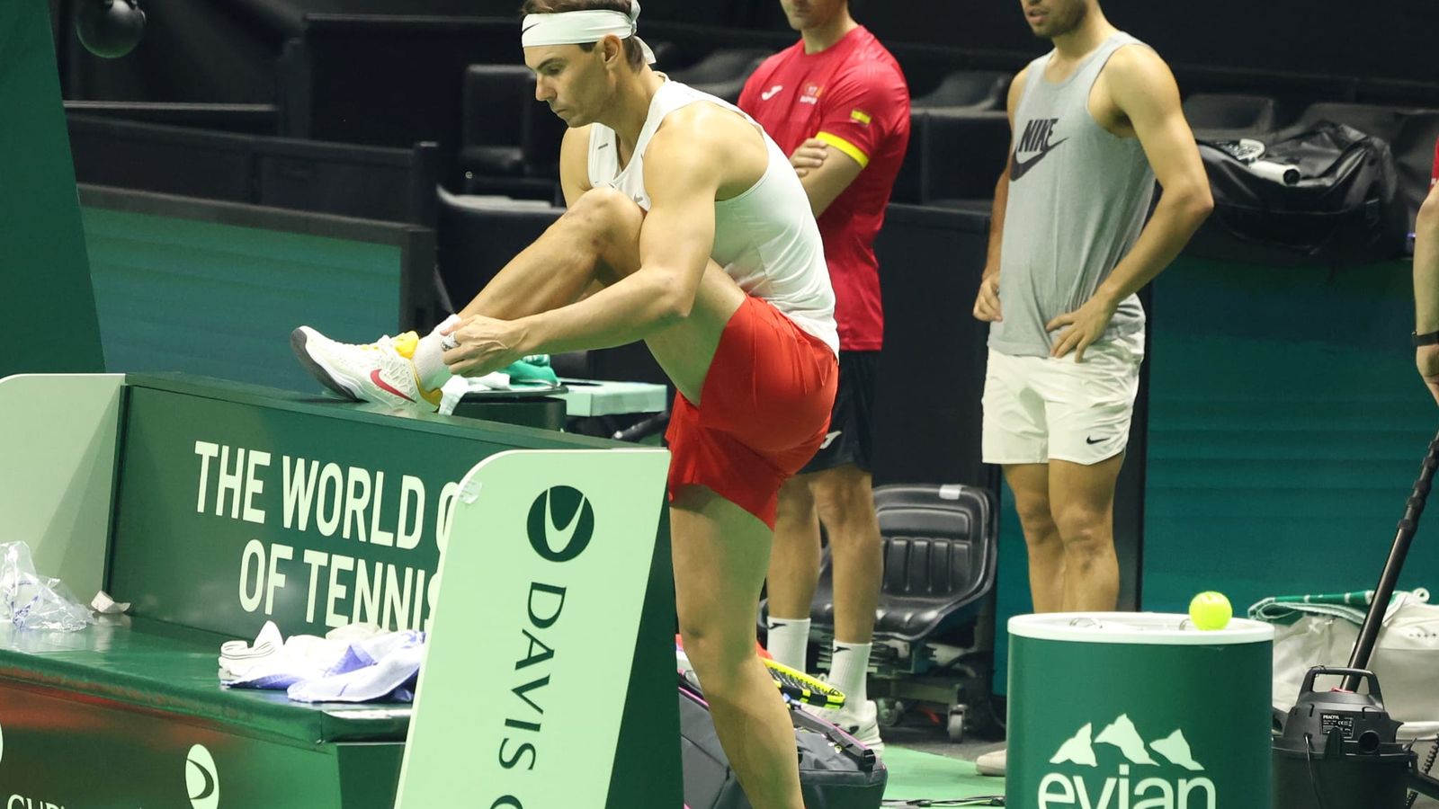 Rafa Nadal-Carlos Alcaraz, ocho juegos a tope con empate antes de la Copa Davis