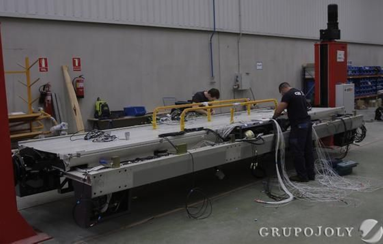 Fábrica de tranvías CAF en Linares (Jaén).

Foto: José Ángel García