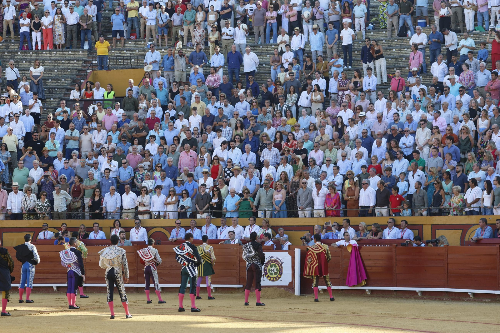 Un paseíllo durante la Feria de Algeciras 2025.