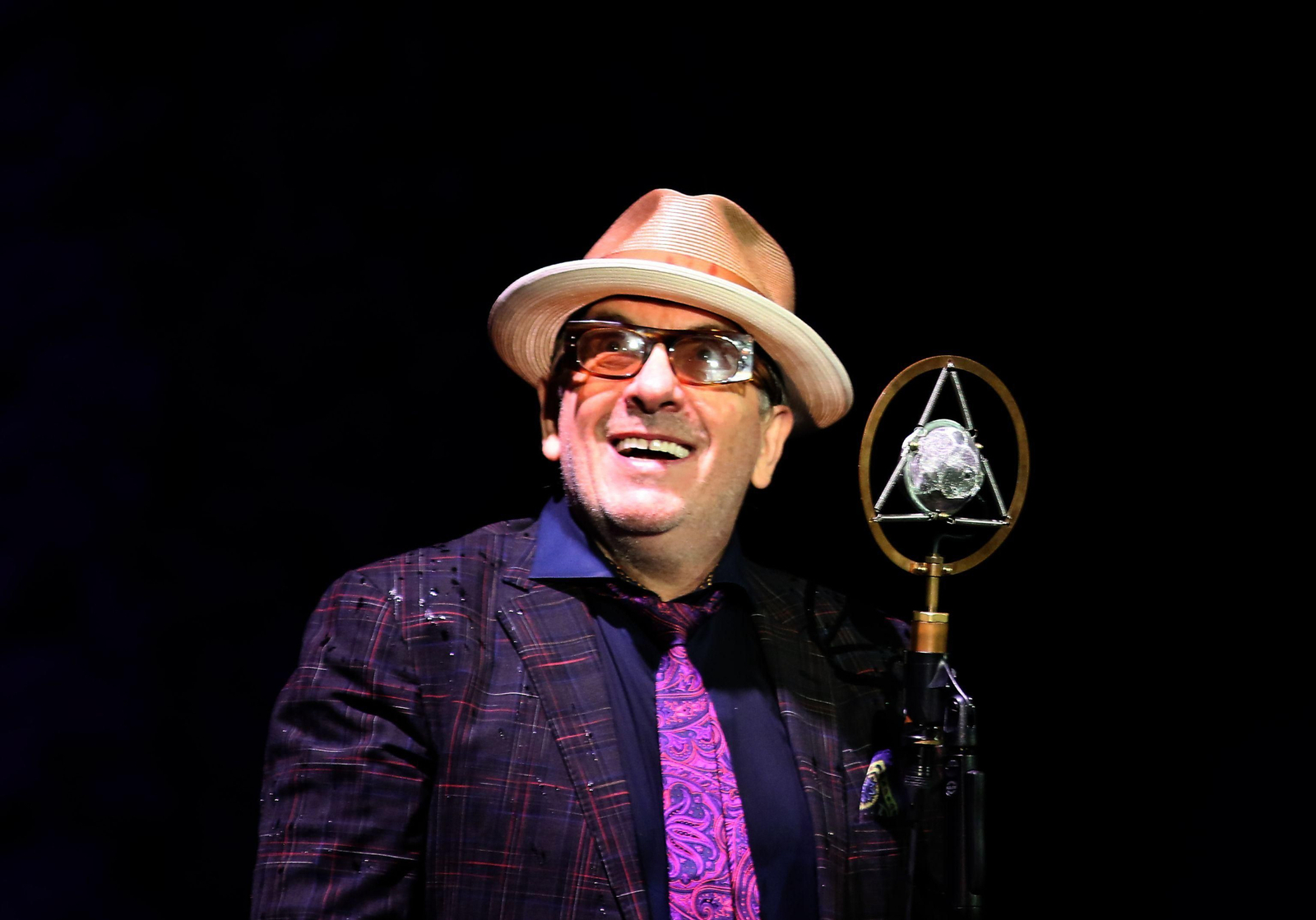Así ha sido el concierto de Elvis Costello en Granada antes de su suspensión por la lluvia