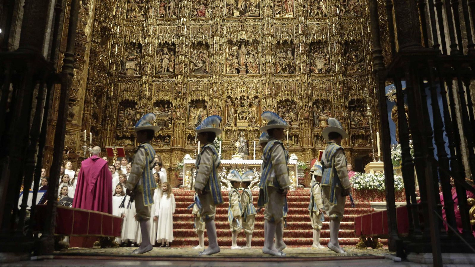 Los seises en la Octava de la Inmaculada de 2019. Los seises en la Octava de la Inmaculada de 2019.