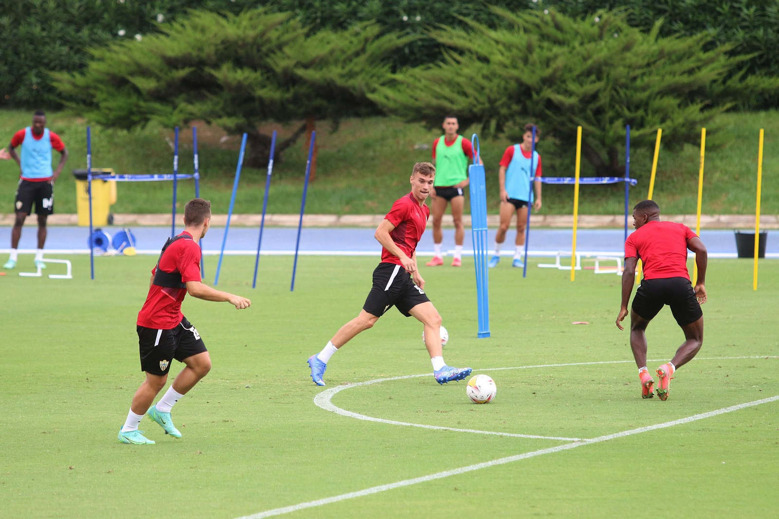 Fotogalería del entrenamiento de la UD Almería del miércoles 11 de agosto