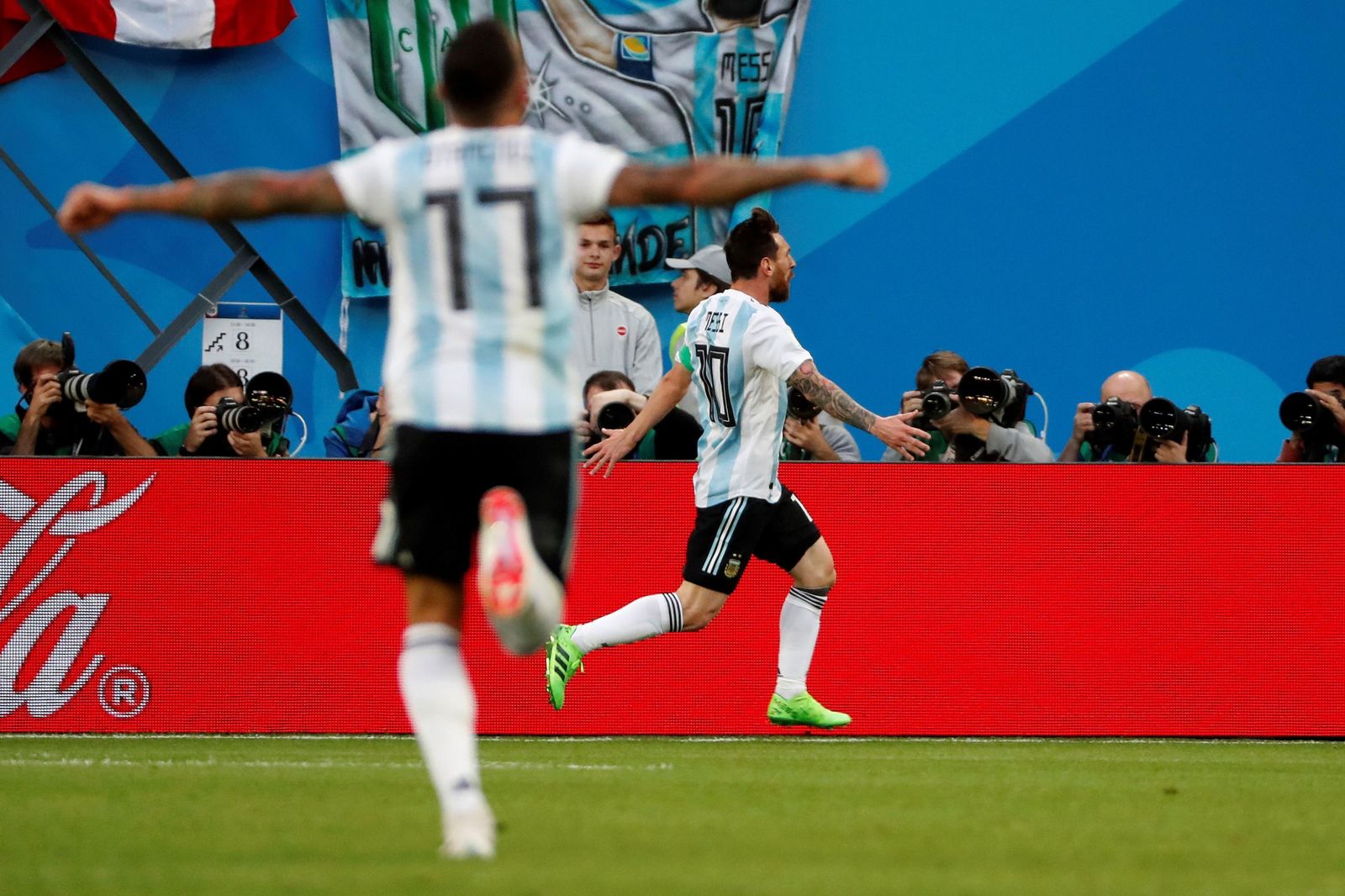 Las imágenes del Nigeria-Argentina