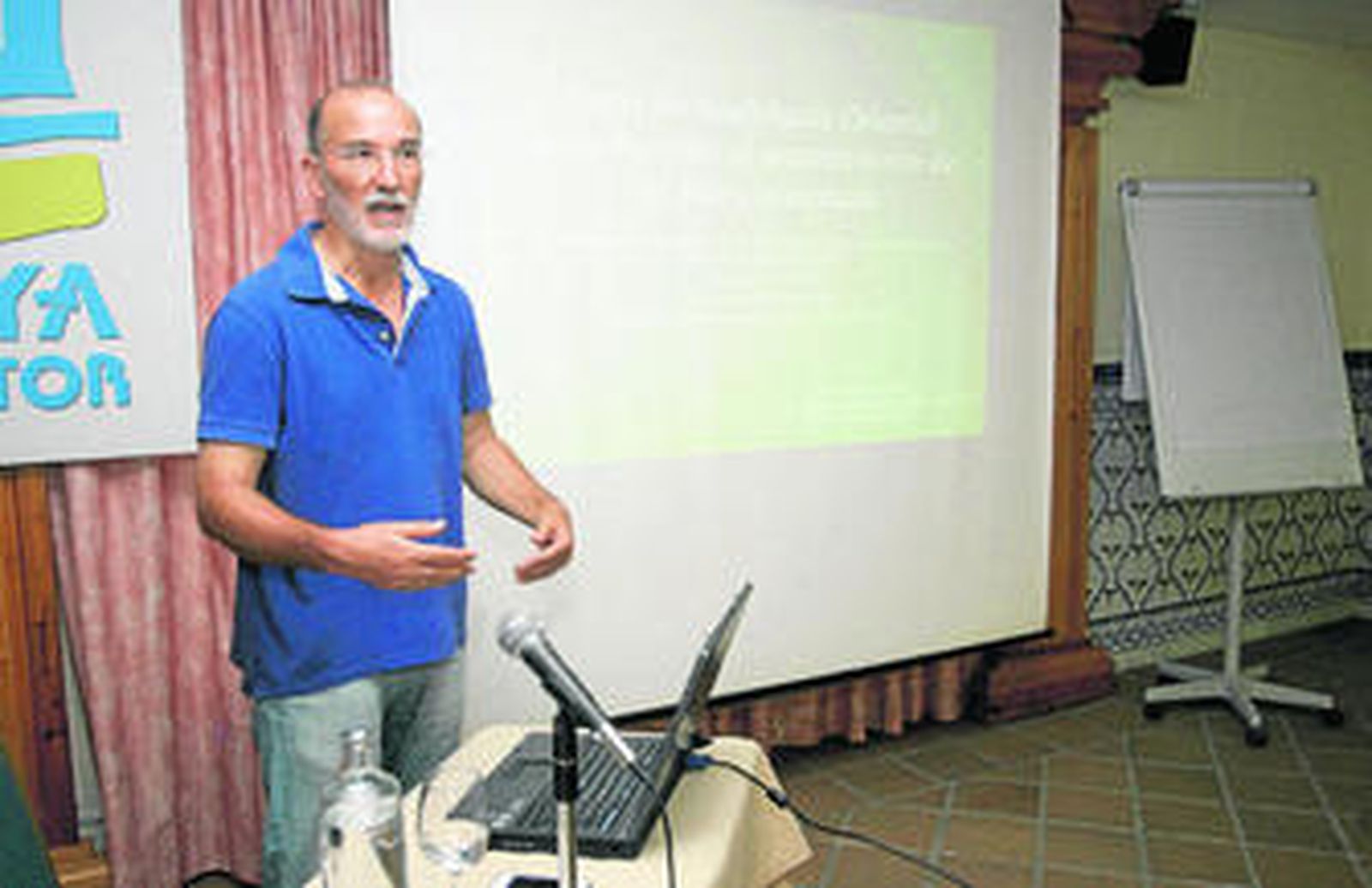 Una de las clases del curso sobre fitoturismo.