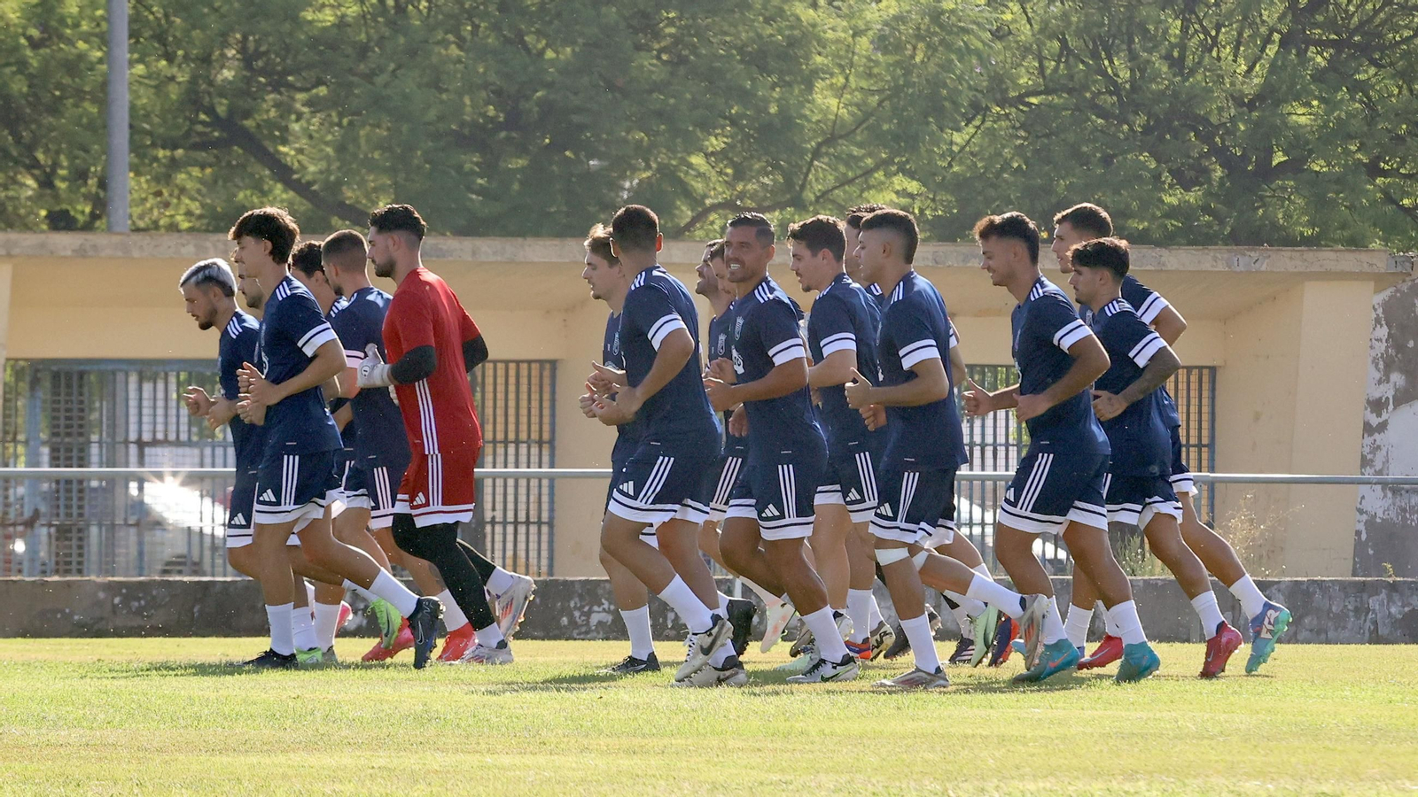 Primer entrenamiento del Xerez CD en el Pedro Garrido de Jerez