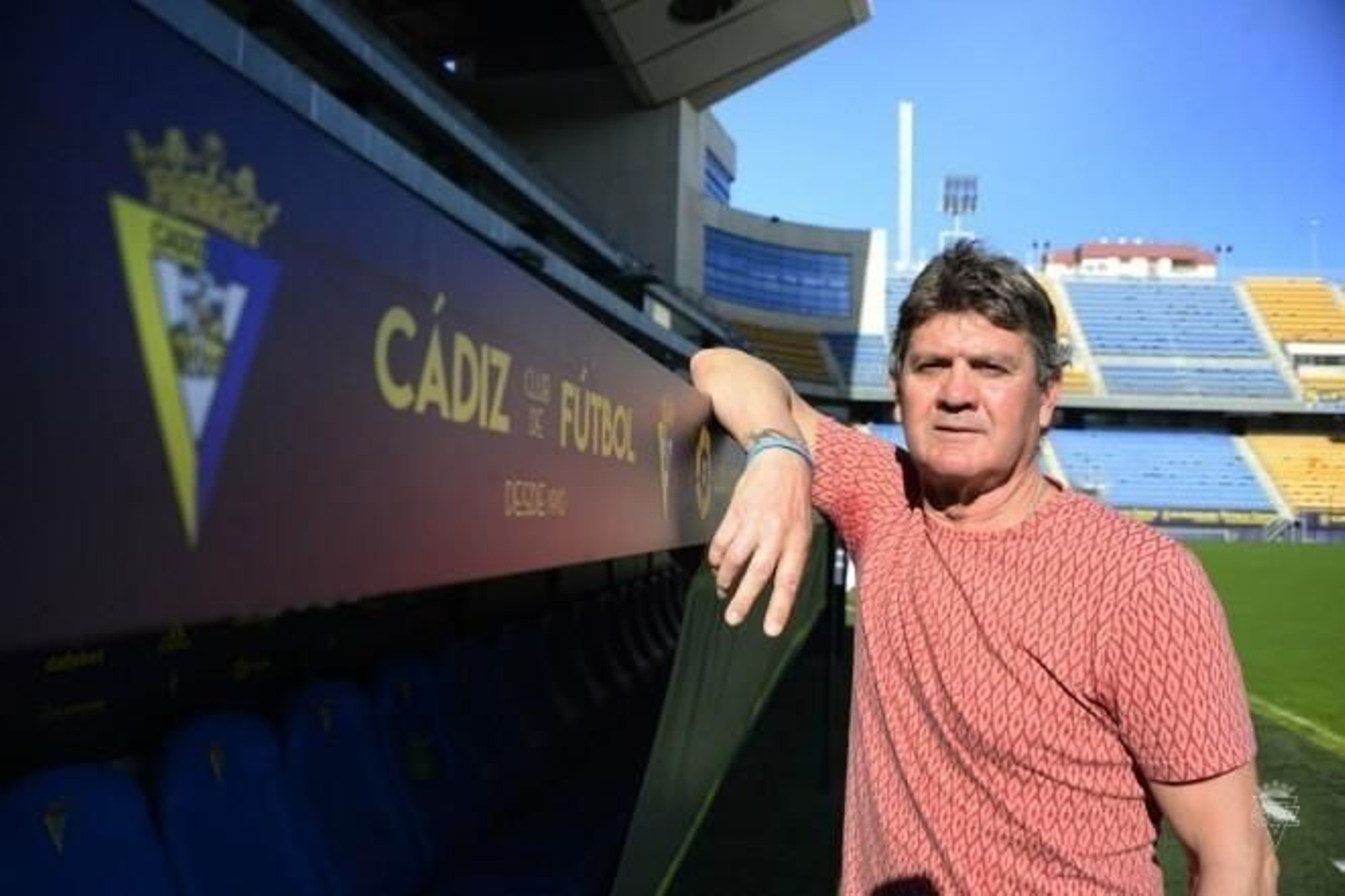 Manuel Botubot, en el estadio Carranza.