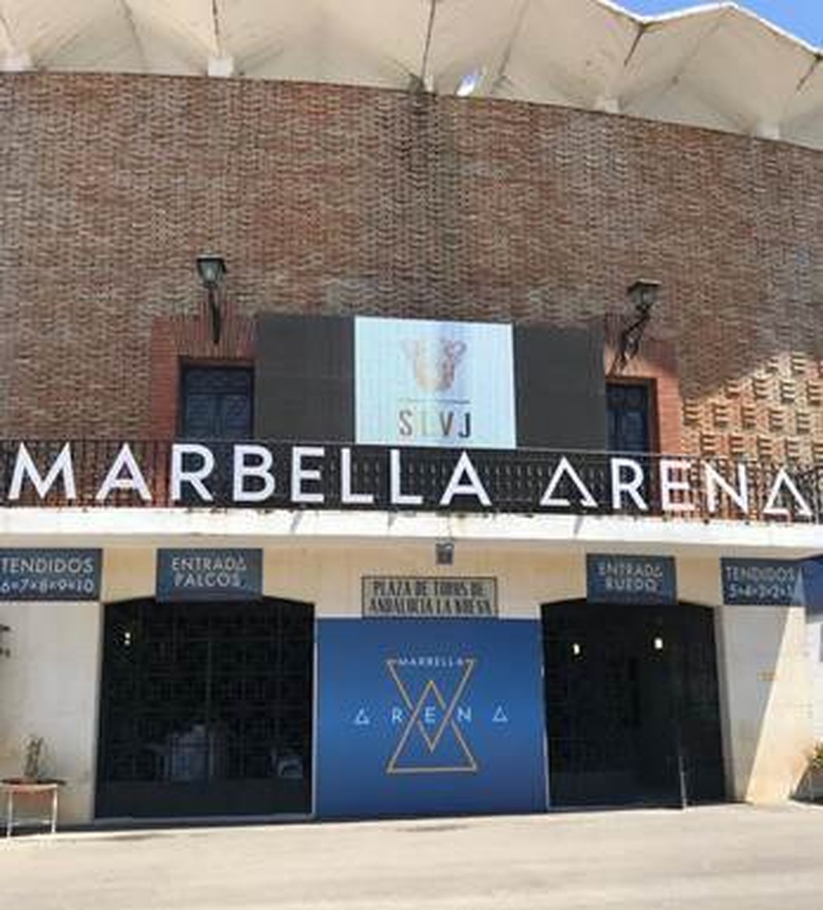 La fachada de las instalaciones de Marbella Arena.