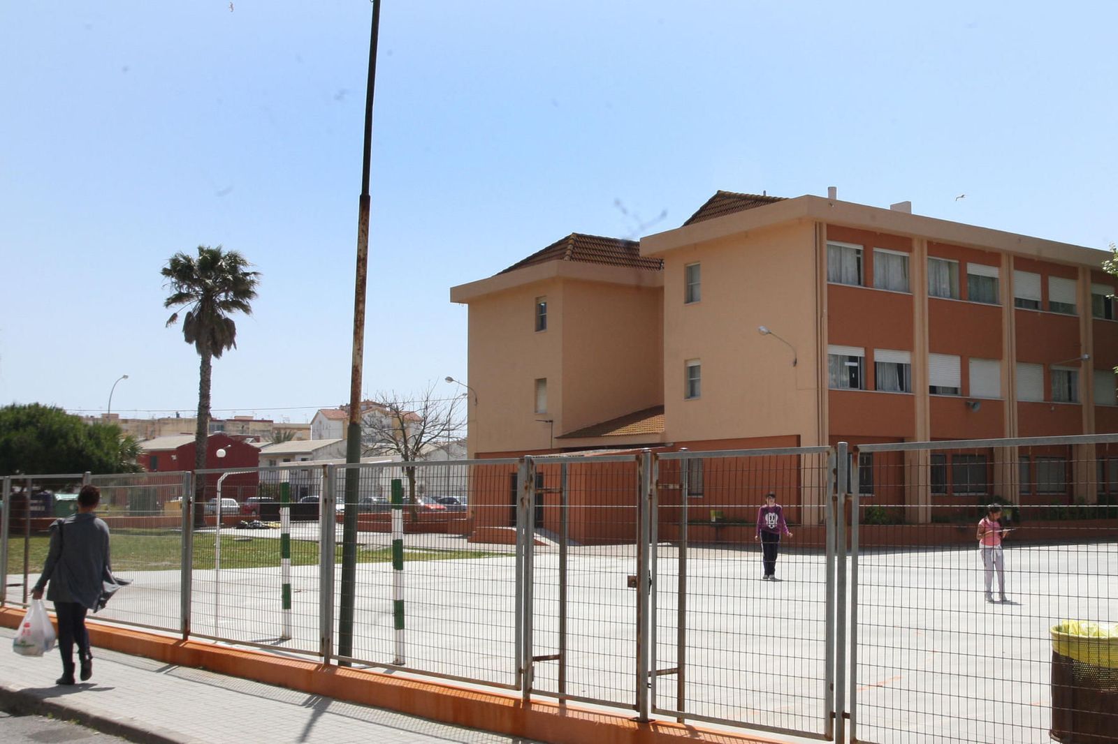 El colegio Andalucía, en La Línea