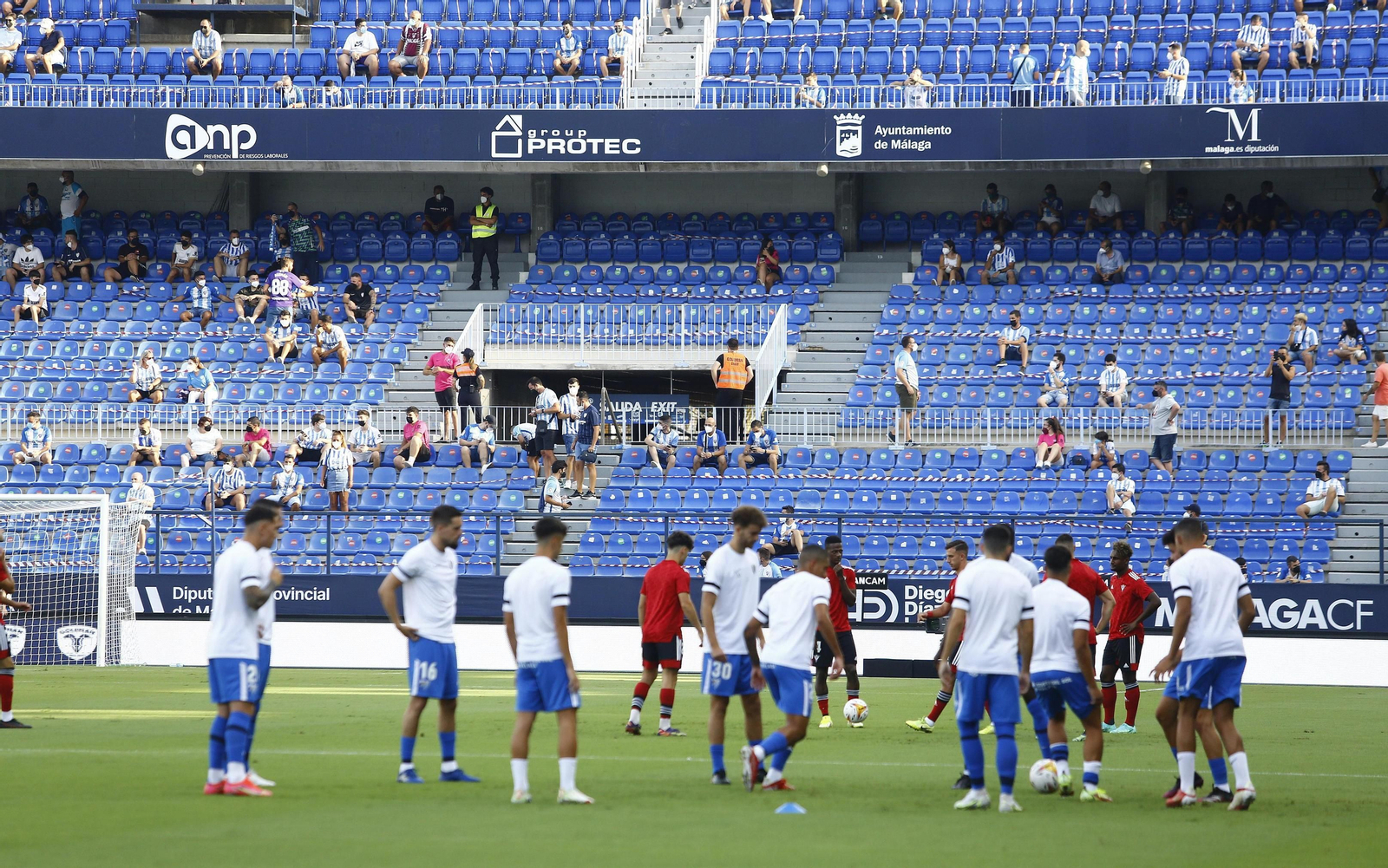 El Málaga CF-Mirandés, en fotos