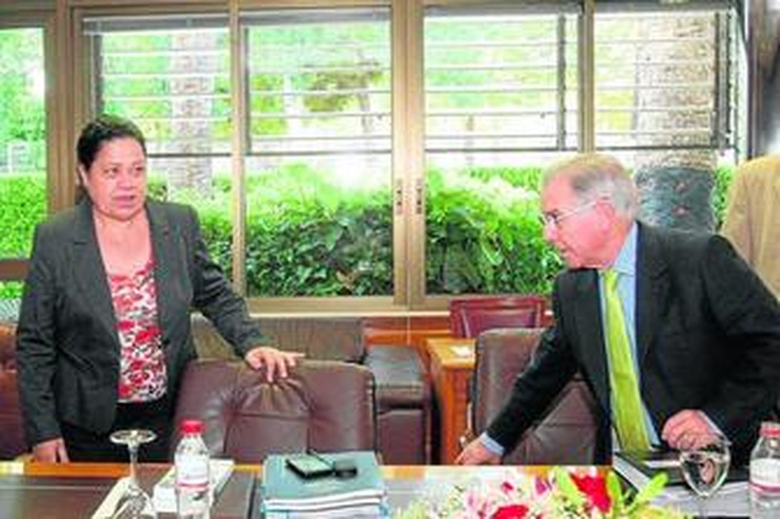 Manuela de Paz y Enrique Pérez, en una imagen tomada el año pasado.