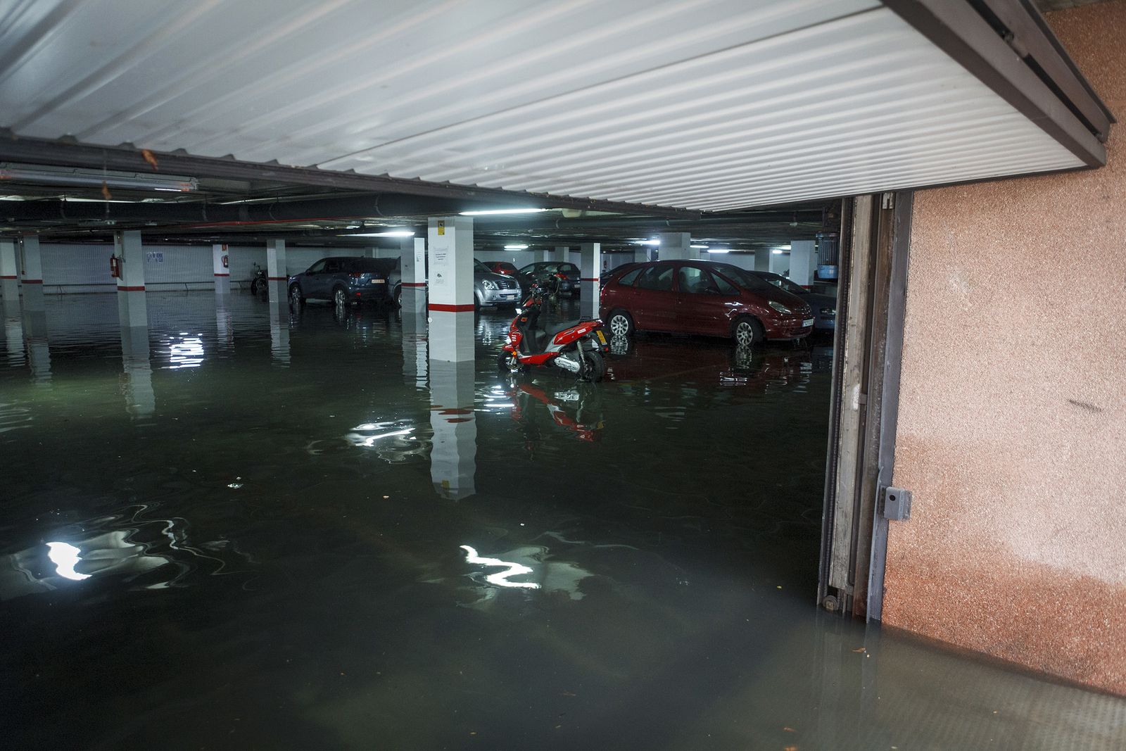 Los efectos de la tromba de agua en Cádiz