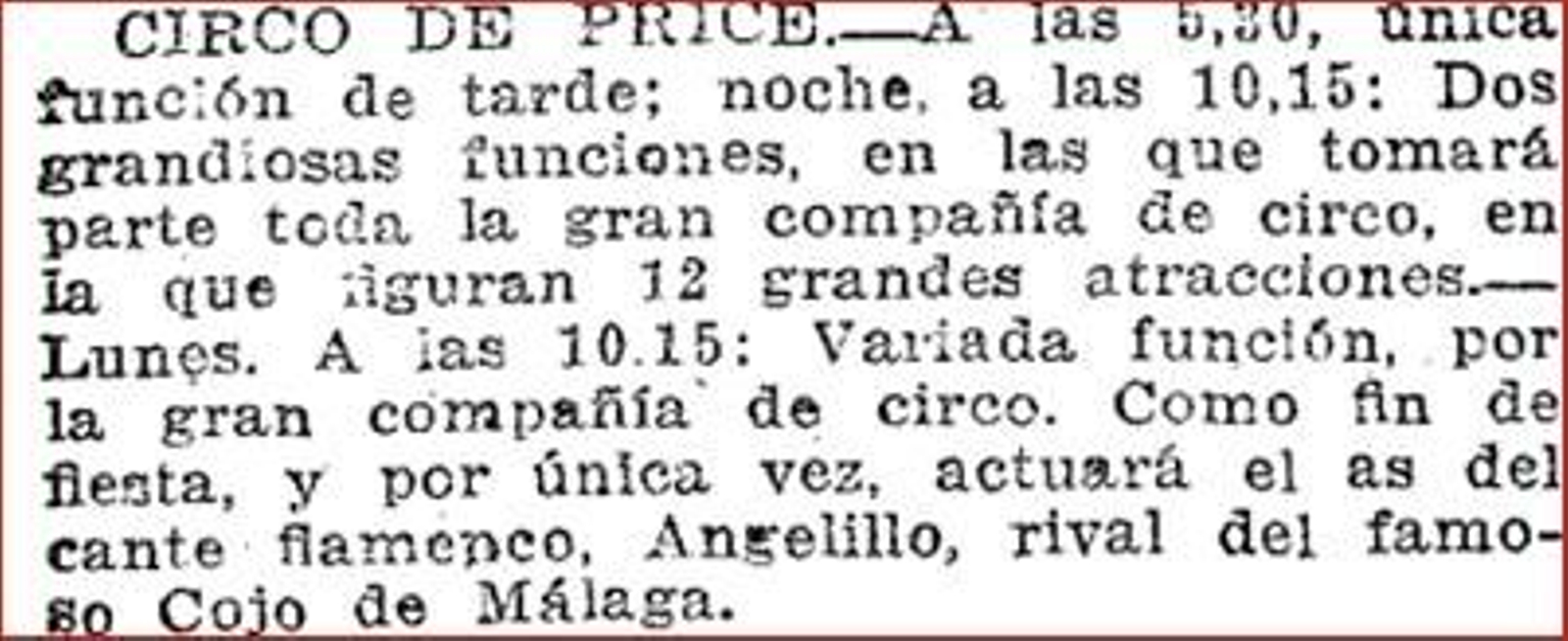 3. ABC de Madrid, 19 diciembre 1926.