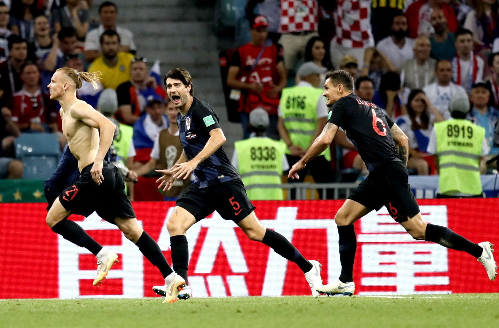 Las imágenes del Rusia-Croacia