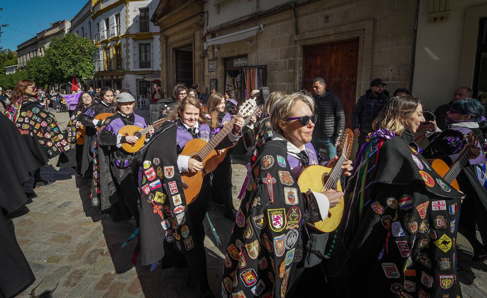 Las Tunas animan el centro de Jerez, en imágenes