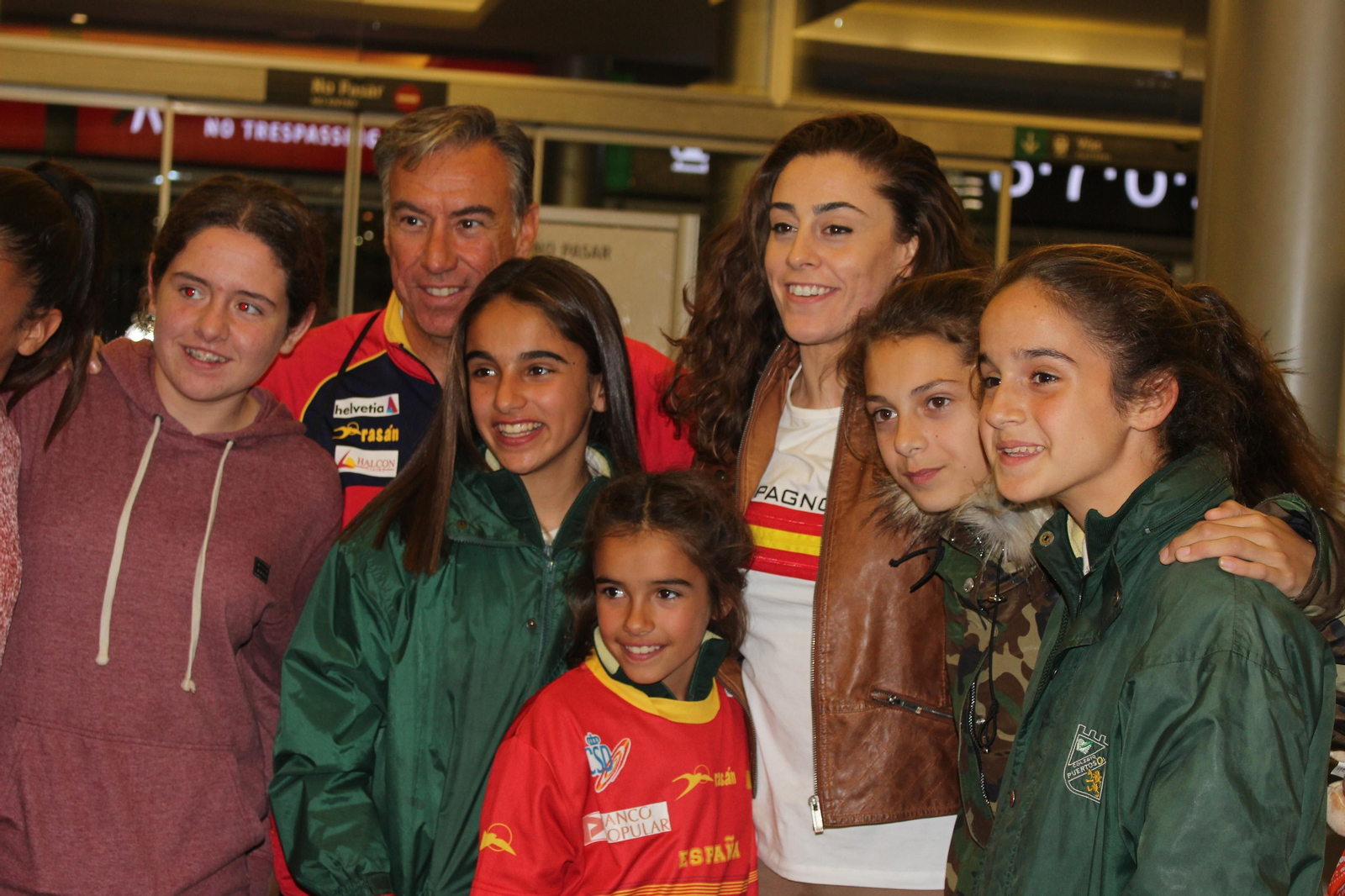 La llegada de Sole y Marta López a Málaga, en fotos