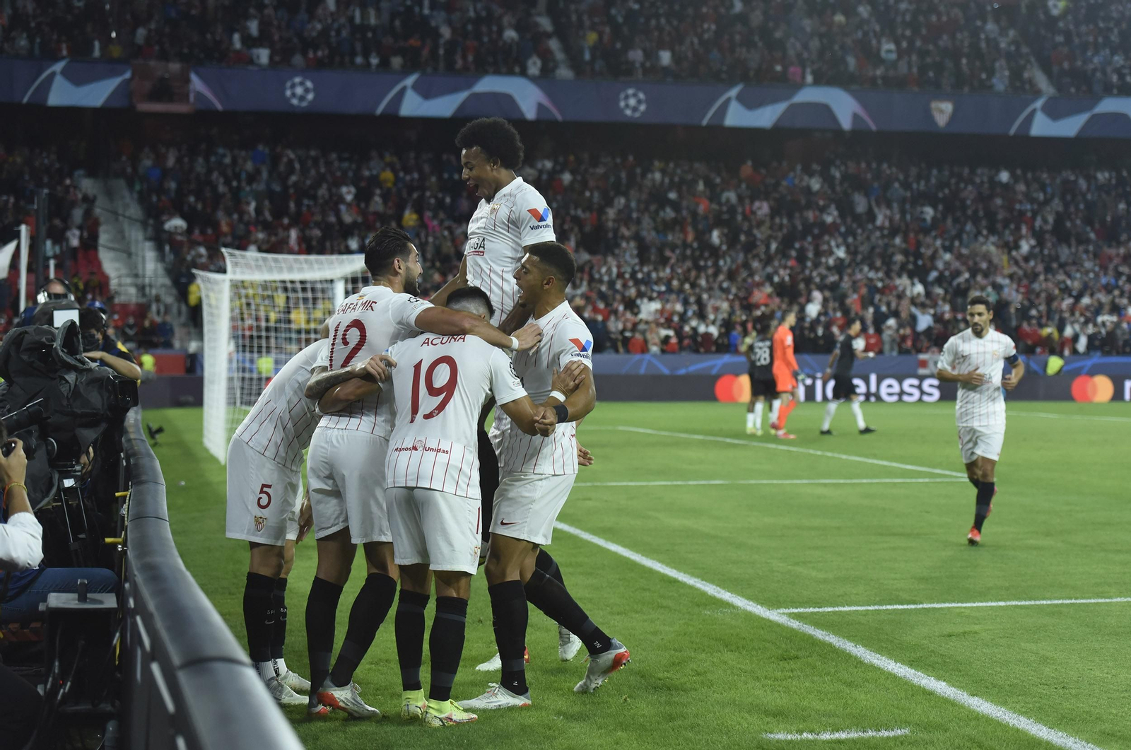 Las imágenes del Sevilla-Lille