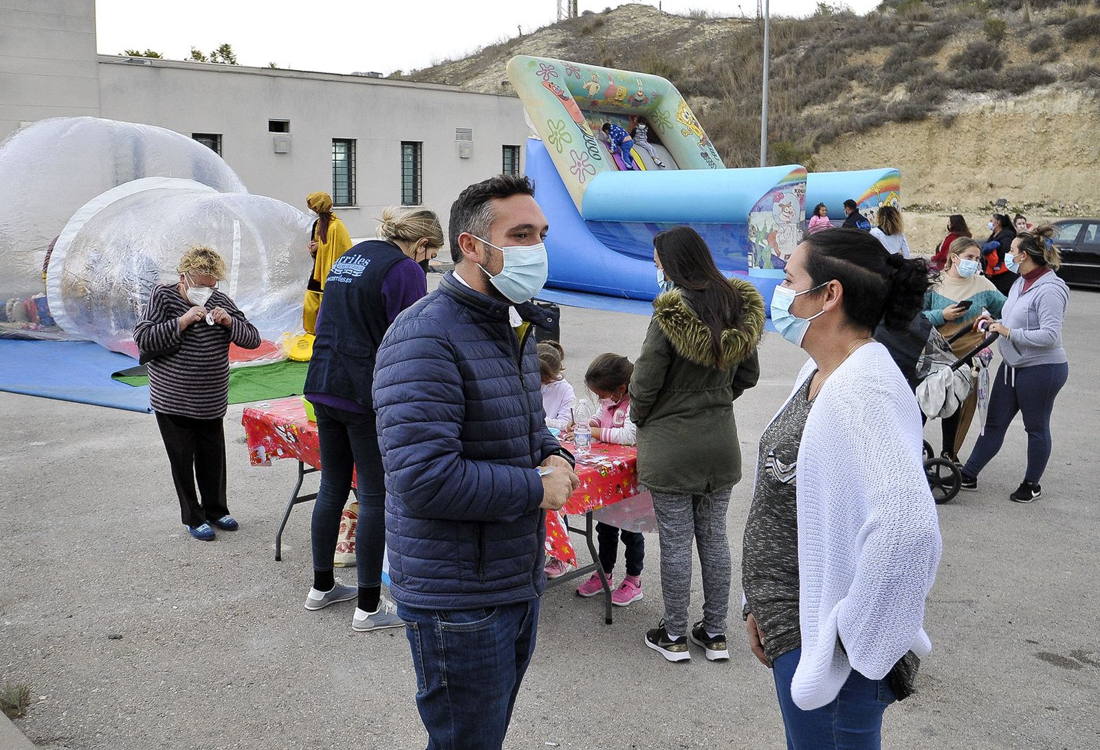 Jesús Alba, en Lomopardo, durante las últimas actividades lúdicas realizadas.